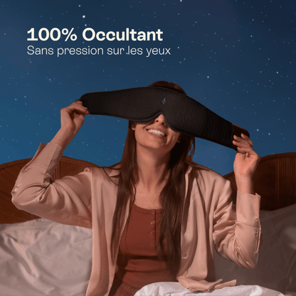 Oria Pro – Masque Audio pour Sommeil Profond & Obscurité Totale
