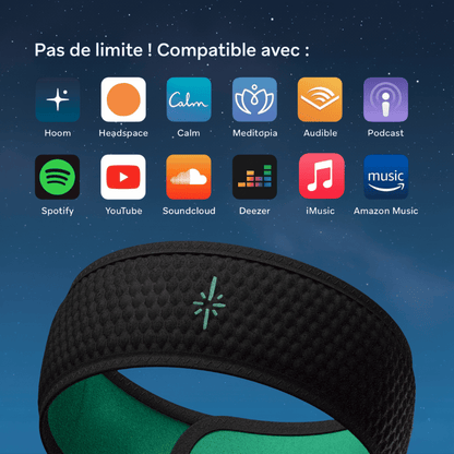 Oria – Bandeau Bluetooth pour Nuits Paisibles