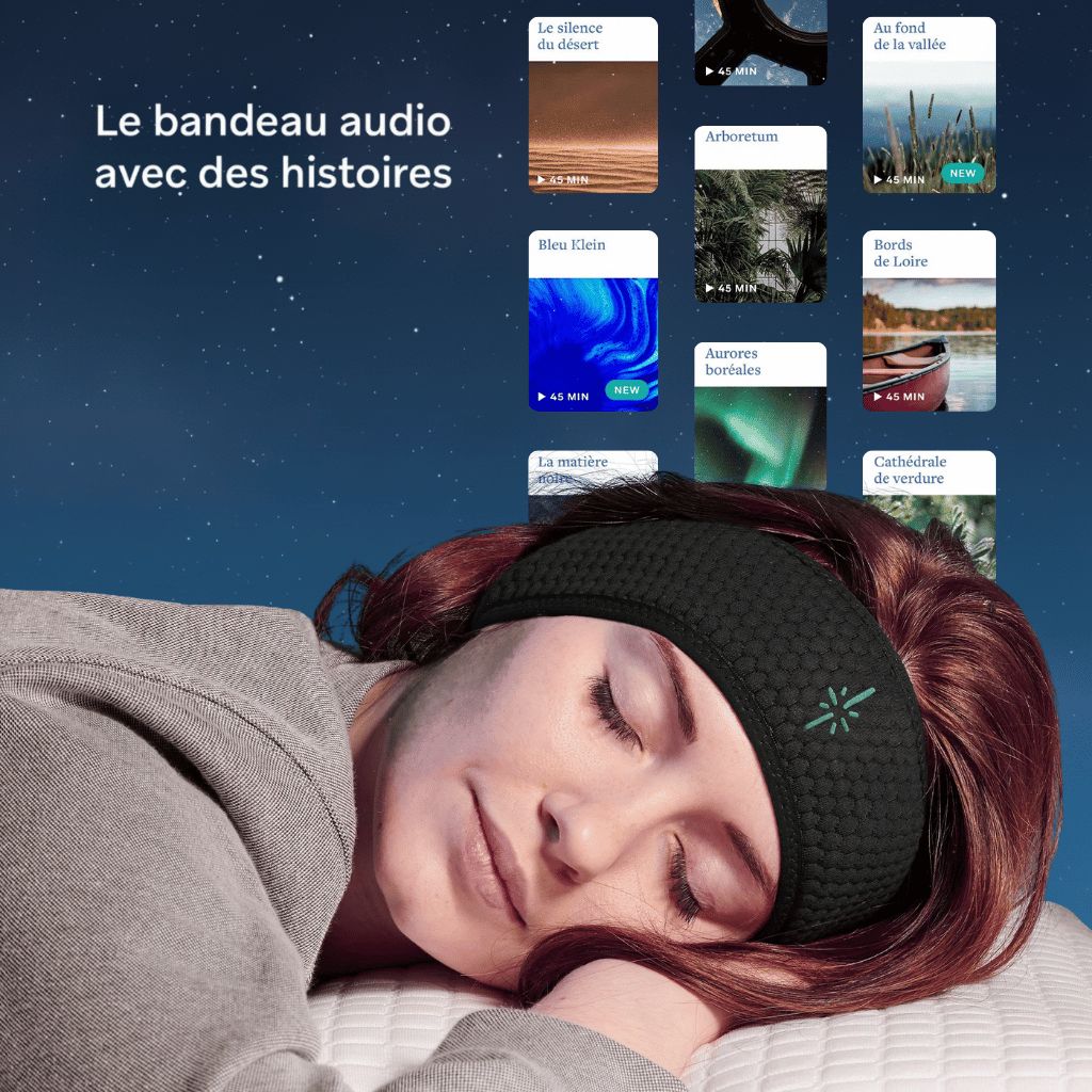 Oria – Bandeau Bluetooth pour Nuits Paisibles