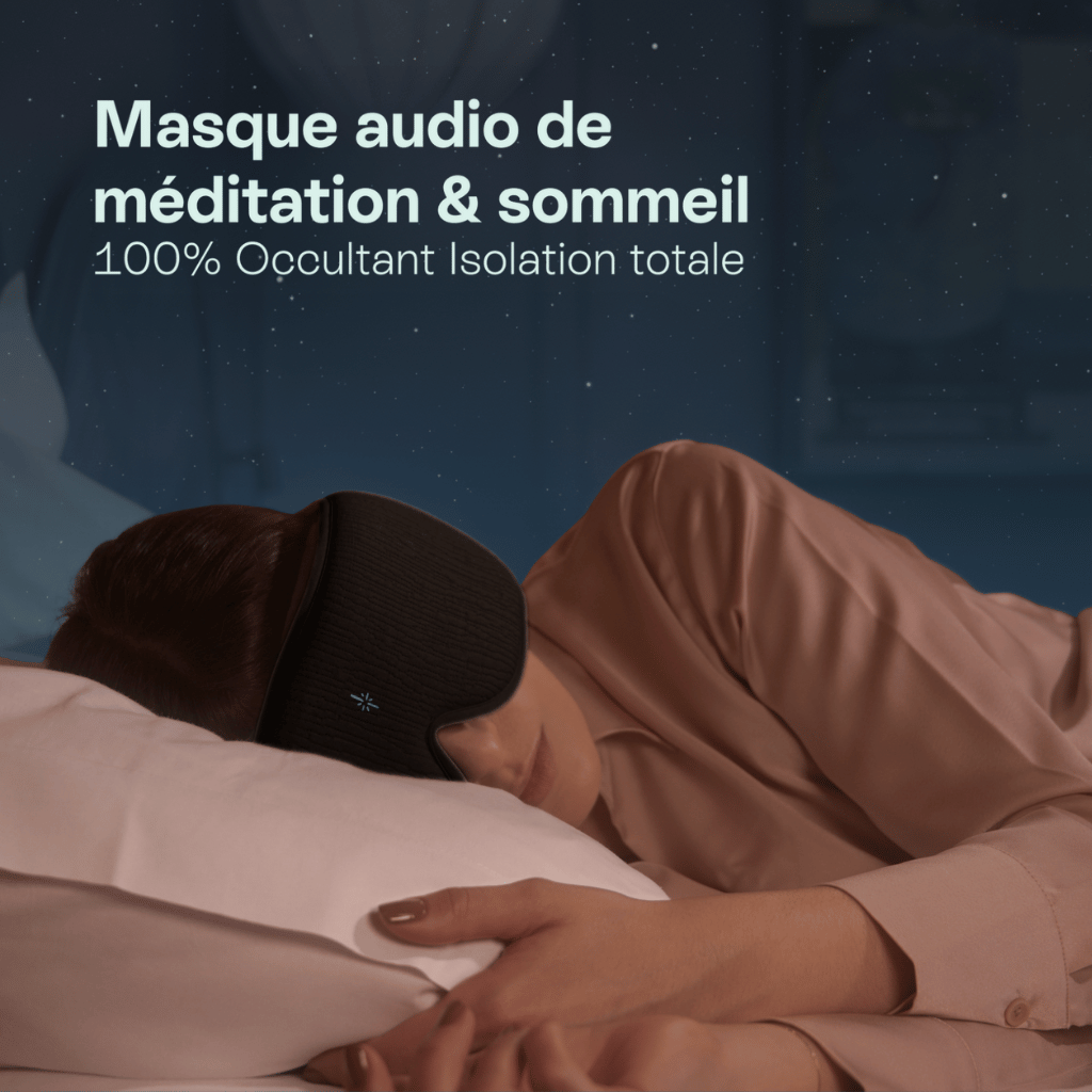 Oria Pro – Masque Audio pour Sommeil Profond & Obscurité Totale